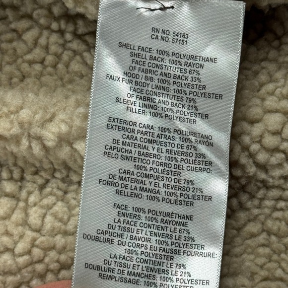 Levis Mens Faux Leather Sherpa Lined Hooded Trucker Jacket Brown XL RN54163 - Picture 6 of 12